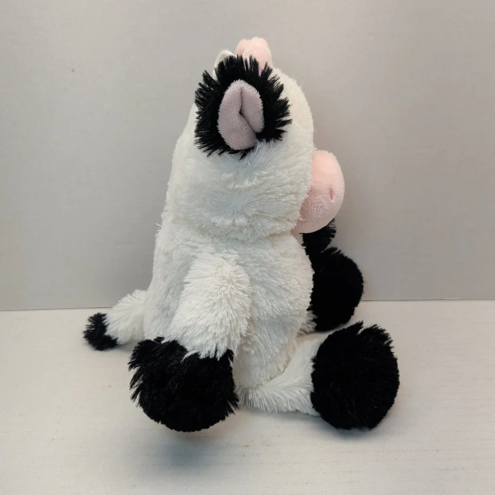 Hershey's Cow Plush Stuffed Animal Black White Spotted Pink Snout 10 Inch Toy